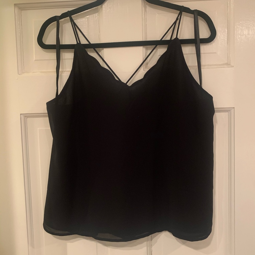 Black Crop Tank